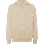 PLEIN SPORT Kapuzen-Sweatjacke, Größe 3XL in Beige