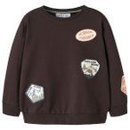 Name it - Kid's Mole L/S Sweat - Longsleeve Gr 92 braun