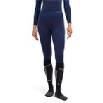 Falke Damen Unterhosen lang Da W 3/4 Tights, Größe XS in Blau