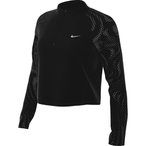 Nike Tempo Flash Half Zip  Damen  Longsleeves schwarz Größe L Laufen | Trailru