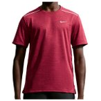 Nike - Dri-Fit UV Miler S/S - Laufshirt Gr M rot