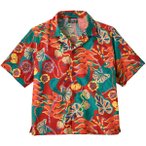 Patagonia Kinder K's Tidal Threads Hemd (Größe 140, orange)