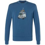 Super.Natural Carski Crew  Herren  Pullover blau Größe S Trekking  Hautfreundl