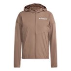 Adidas Damen Terrex Xperior Climawarm+ Wind Light Fleece Kapuzenjacke L