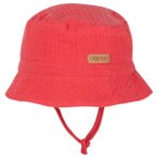Pure Pure - Kid's Binde-Hut Mull - Hut Gr 49 cm rot