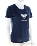 Salewa Pure Heart Dry Damen T-Shirt-Dunkel-Blau-34