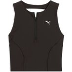 PUMA Damen T-Shirt W RUN LIGHTSTRIDE CROP TOP, Größe M in Schwarz