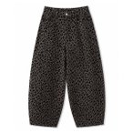 Mazine - Women's Printed Barrel Leg Denim Pants - Jeans Gr XS schwarz