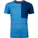 ORTOVOX Damen Unterhemd 185 ROCK'N'WOOL SHORT SLEEVE W, Größe XS in Blau