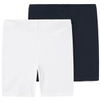 Name it - Kid's Vivian Solid Short Legging 2-Pack - Leggings Gr 86/92 weiß