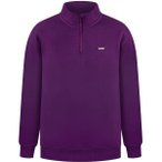 SMILODOX Sweater Half Zip Jago, Größe M/L in Lila