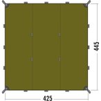 Tatonka Tarp 1 - Zeltplane light olive