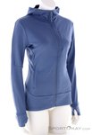 Icebreaker Merino 260 Quantum Zip-Hoodie Damen Sweater-Blau-M