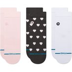 Stance Hearts Lowrider 3er Pack  Damen  Freizeitsocken pink Größe 38  Lifestyl