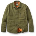 Passenger - Taranaki Canvas Quilted Overshirt - Hemd Gr S oliv