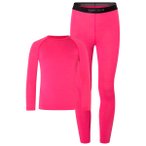 super.natural - Kid's Tundra175 Base Set - Merinounterwäsche Gr 164 rosa