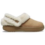 Crocs - Classic Unfurgettable Vegan Suede Clog - Hausschuhe US M4 / W6 beige/bra