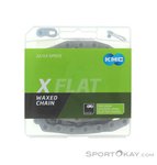 KMC X Flat Waxed 126 Gl. 12-13 fach Kette-Silber-One Size