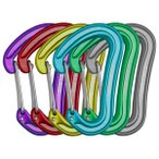 Edelrid - Nineteen G - Schnappkarabiner Gr 6-Pack bunt
