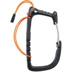 Petzl Caritool Evo Eisschrauben Halter  Eisklettern Zubehör schwarz Größe One