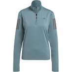 ADIDAS Damen Rollkragen Own the Run Half-Zip Oberteil, Größe M in Grau