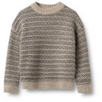 WHEAT - Kid's Jacquard Pullover Jens - Merinopullover Gr 98 grau