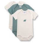 Sanetta - Kid's Set Body 1/2 324964 3-Pack - Alltagsunterwäsche Gr 80 weiß
