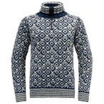 Devold - Svalbard Sweater Zip-Neck - Wollpullover Gr XL grau