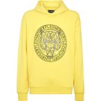 PLEIN SPORT Hoodie TIGER, Größe S in Gelb
