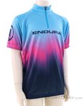 Endura Xtract S/S Kinder Bikeshirt-Blau-9-10Y