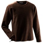 Mufflon - Leon - Merinopullover Gr M schwarz/braun