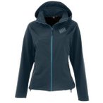 MAUL Damen Funktionsjacke Gaisspitze-Softshelljacke+Kap, Größe 40 in Blau