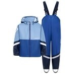Didriksons - Kid's Waterman Set 12 - Regenset Gr 80 blau