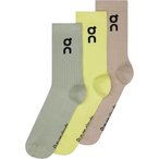 On Logo High 3er Pack   Freizeitsocken beige Größe 47  Lifestyle