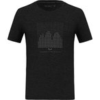 Salewa Eagle Dotted MTN AM  Herren  T-Shirts schwarz Größe S Trekking  Atmungs