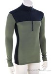 Devold Lauparen Merino 190 Zip Neck Herren Funktionsshirt-Grün-XXL