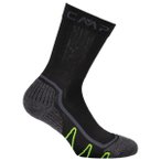 CMP - Trekking Sock Poly Mid - Wandersocken 36-38 schwarz
