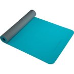 DEUSER Yoga-Matte (TPE) - petrol/grau, Größe ONE SIZE in Grün