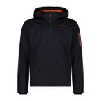 CMP Herren Funktionsjacken lg.Arm He/Uni MAN JACKET ZIP HOOD, Größe 54 in Schw