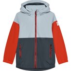 Color Kids Colorblock  Kinder  Regenjacke grau Größe 122 Trekking  Wasserdicht