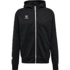 HUMMEL Herren Sweatshirt hmlMOVE GRID COTTON ZIP HOODIE, Größe M in Schwarz