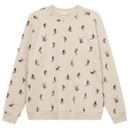 DEDICATED - Sweatshirt Malmoe Ski Team AOP - Pullover Gr S beige