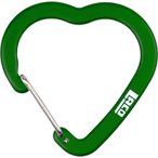 LACD Accessory Biner Heart FS - Materialkarabiner green
