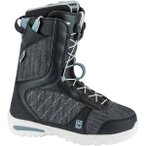NITRO Damen Snowboardschuhe Flora TLS' 18, Größe 24,5 in Schwarz
