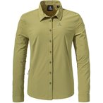 Schöffel Style Dunajec  Damen  Blusen oliv Größe M Camping  Elastisch