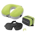 Cocoon - Travel Set 3 Pack - Kissen Gr 11 x 10 x 8 cm wasabi /schwarz