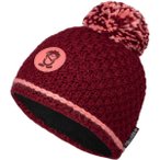 TROLLKIDS Girls Hemsedal Bobble Cap, Größe 54 in Rot