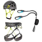 C.A.M.P. - Kit Ferrata Kinetic Rewind Pro Energy - Kletterset Gr S grau