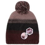 Color Kids - Kid's Hat Colorblock - Mütze Gr 50 cm braun