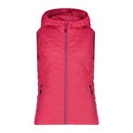 Campagnolo Damen Westen Da WOMAN VEST FIX HOOD, Größe 36 in Schwarz